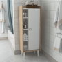Hanah Home Lagomood Ruby Armario Multiusos Roble y Blanco
